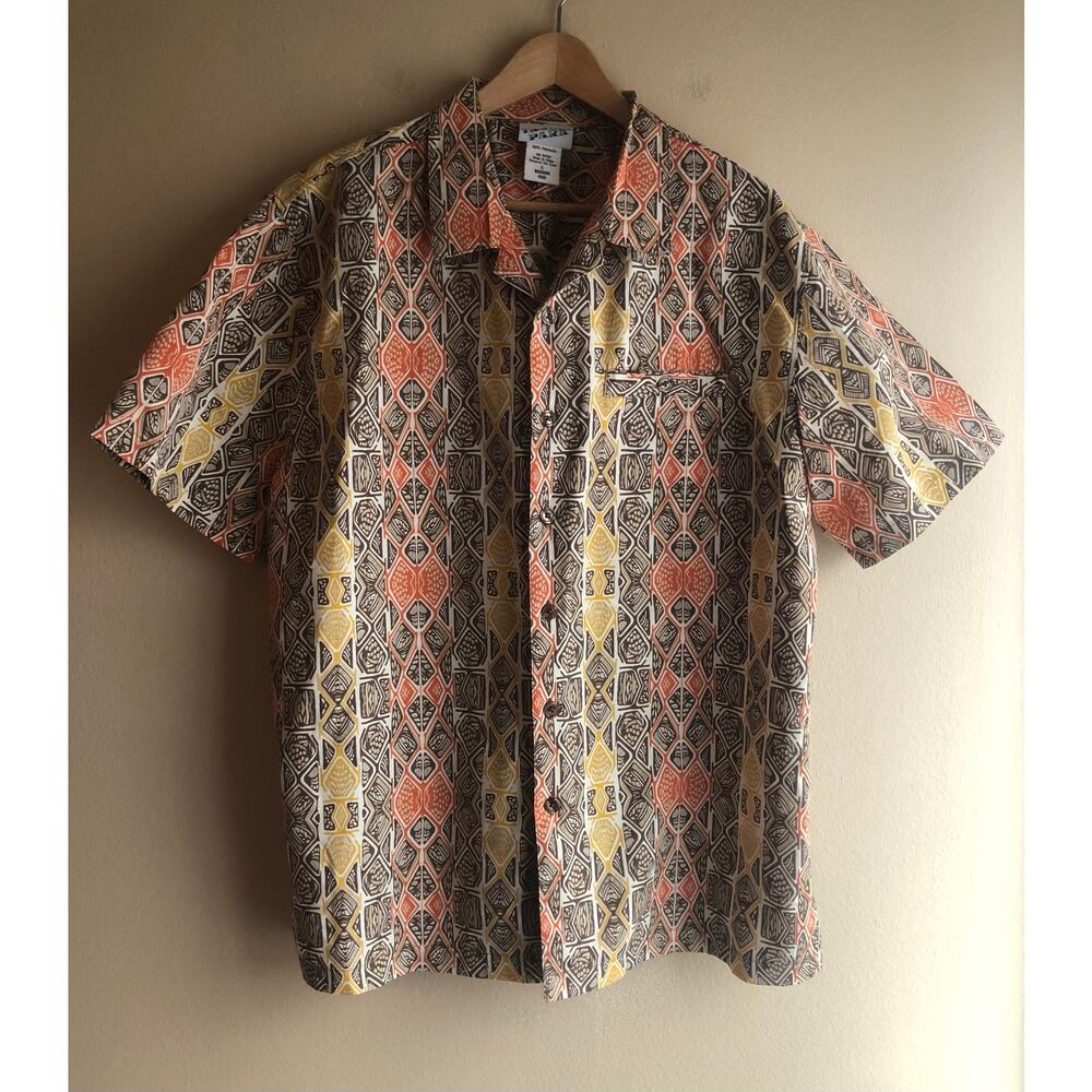 Irvine Park Men Button Up Shirt Size Large